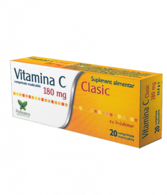 Vitamin C Classic 180 mg chewable tablets